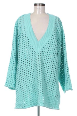 Pulover de femei H&M, Mărime 3XL, Culoare Albastru, Preț 144,32 Lei