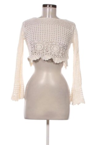 Pulover de femei H&M Divided, Mărime S, Culoare Ecru, Preț 78,20 Lei