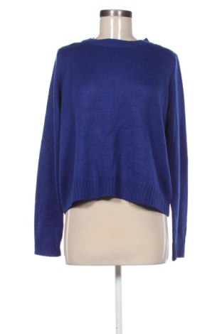 Дамски пуловер H&M Divided, Размер M, Цвят Син, Цена 14,77 €