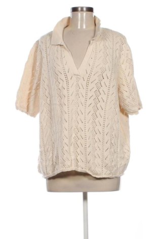 Damski sweter Holly & Whyte By Lindex, Rozmiar XXL, Kolor ecru, Cena 53,58 zł