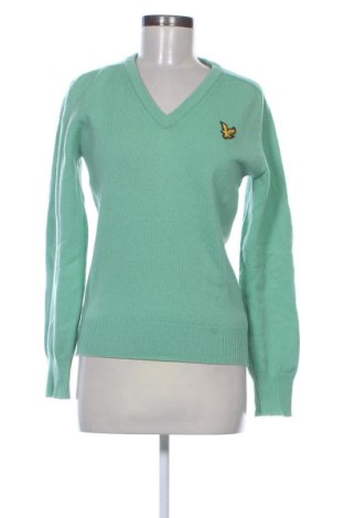Дамски пуловер Lyle & Scott, Размер M, Цвят Зелен, Цена 32,00 €