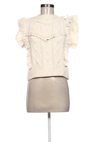 Pulover de femei Mango, Mărime L, Culoare Ecru, Preț 52,13 Lei