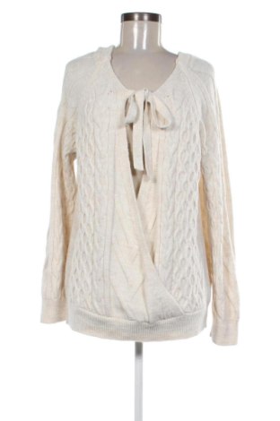 Pulover de femei NA-KD, Mărime L, Culoare Ecru, Preț 109,00 Lei