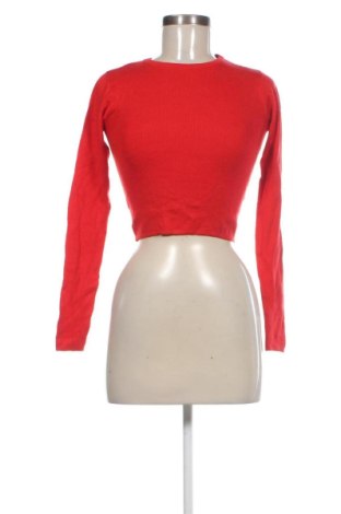 Pulover de femei Pull&Bear, Mărime S, Culoare Roșu, Preț 91,99 Lei