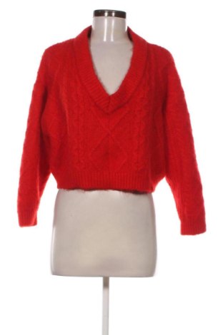 Damenpullover Pull&Bear, Größe S, Farbe Rot, Preis 15,00 €