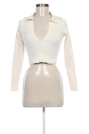 Pulover de femei Stradivarius, Mărime XS, Culoare Ecru, Preț 91,99 Lei