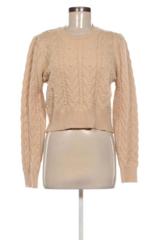 Дамски пуловер Wild Flower, Размер XL, Цвят Бежов, Цена 15,00 €
