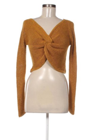 Дамски пуловер Zara, Размер S, Цвят Златист, Цена 14,31 €