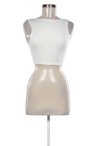 Damski sportowy top Bershka, Rozmiar M, Kolor Biały, Cena 41,11 zł