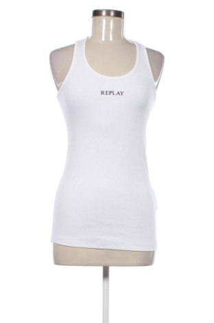 Damski sportowy top Replay, Rozmiar M, Kolor Biały, Cena 234,99 zł