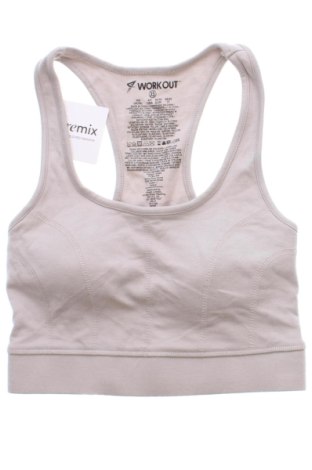 Дамски спортен топ Work Out, Размер XS, Цвят Бежов, Цена 8,18 €
