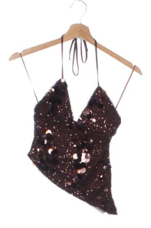 Damski top Bershka, Rozmiar XXS, Kolor Brązowy, Cena 78,99 zł