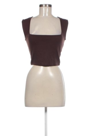 Дамски топ Bershka, Размер S, Цвят Кафяв, Цена 24,03 €
