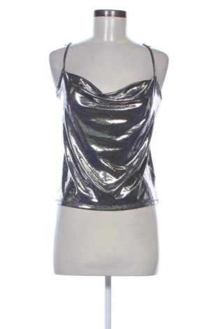 Damski top H&M, Rozmiar M, Kolor Srebrzysty, Cena 78,99 zł