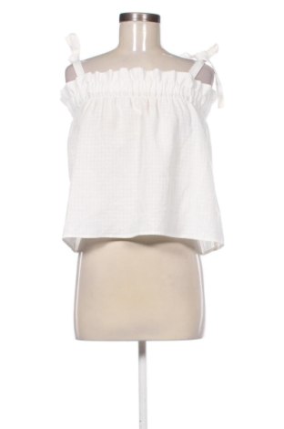 Top de femei H&M Divided, Mărime M, Culoare Alb, Preț 91,99 Lei