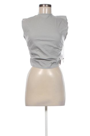 Top de femei Pull&Bear, Mărime M, Culoare Gri, Preț 116,99 Lei