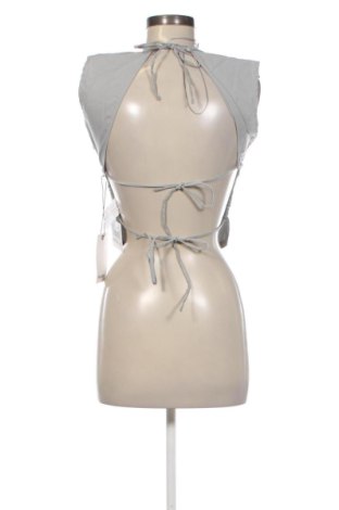 Top de femei Pull&Bear, Mărime M, Culoare Gri, Preț 116,99 Lei