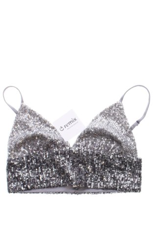 Дамски топ Stradivarius, Размер S, Цвят Сребрист, Цена 24,03 €