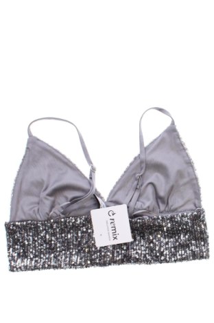 Дамски топ Stradivarius, Размер S, Цвят Сребрист, Цена 24,03 €