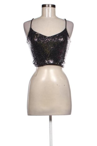 Γυναικείο τοπ Stradivarius, Μέγεθος S, Χρώμα Ασημί, Τιμή 18,35 €