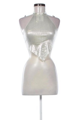 Top de femei Unbranded, Mărime XS, Culoare Argintiu, Preț 62,56 Lei
