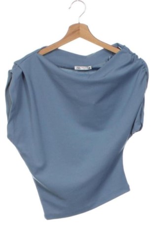 Top de femei Zara, Mărime XS, Culoare Albastru, Preț 46,92 Lei