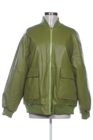 Geacă de piele pentru femei Lumina, Mărime M, Culoare Verde, Preț 375,35 Lei