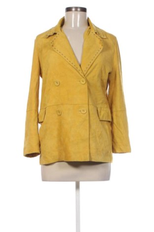 Női bőrdzseki Maliparmi, Méret L, Szín Sárga, Ár 63 159 Ft