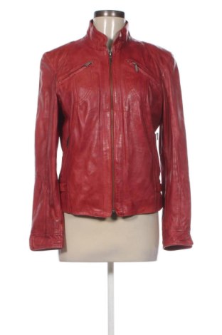 Γυναικείο δερμάτινο μπουφάν Molltan, Μέγεθος M, Χρώμα Κόκκινο, Τιμή 59,99 €