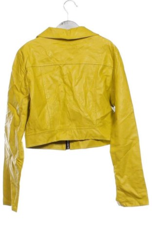 Damen Lederjacke NEW COLLECTION, Größe XS, Farbe Gelb, Preis 41,99 €