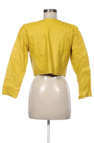 Geacă de piele pentru femei NEW COLLECTION, Mărime M, Culoare Galben, Preț 196,99 Lei
