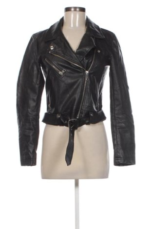 Дамско кожено яке ONLY, Размер S, Цвят Черен, Цена 21,47 €