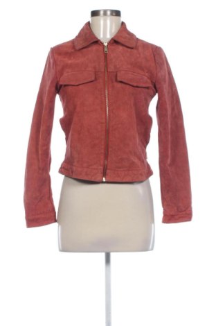 Damska kurtka skórzana ONLY, Rozmiar M, Kolor Czerwony, Cena 160,75 zł