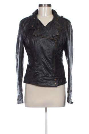 Női bőrdzseki Promod, Méret M, Szín Fekete, Ár 15 919 Ft