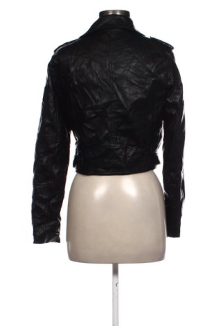 Дамско кожено яке Pull&Bear, Размер L, Цвят Черен, Цена 30,16 €