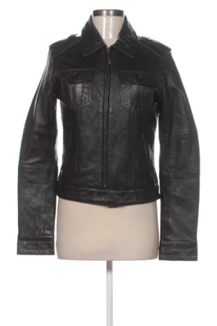 Geacă de piele pentru femei Real, Mărime L, Culoare Negru, Preț 259,00 Lei