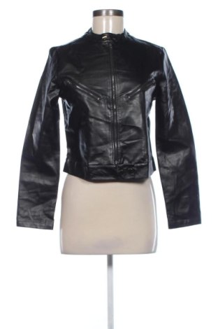 Дамско кожено яке SHEIN, Размер S, Цвят Черен, Цена 30,16 €