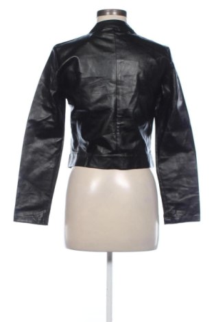 Дамско кожено яке SHEIN, Размер S, Цвят Черен, Цена 30,16 €