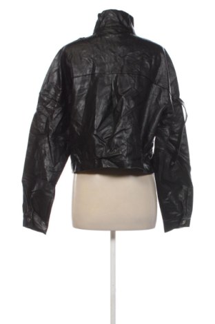 Дамско кожено яке SHEIN, Размер XL, Цвят Черен, Цена 30,16 €