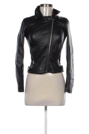 Geacă de piele pentru femei Sinsay, Mărime XXS, Culoare Negru, Preț 156,40 Lei