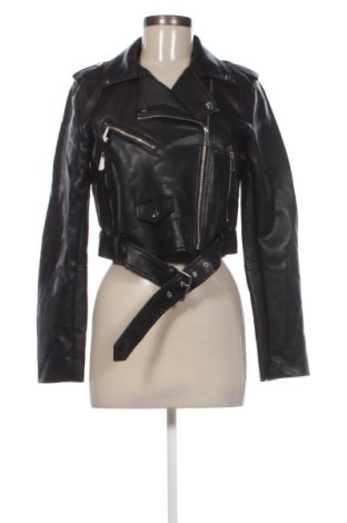 Dámská kožená bunda  Stradivarius, Velikost M, Barva Černá, Cena  1 429,00 Kč