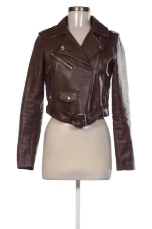 Geacă de piele pentru femei Stradivarius, Mărime M, Culoare Multicolor, Preț 156,40 Lei