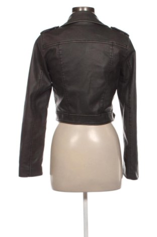 Dámska kožená bunda  Stradivarius, Veľkosť S, Farba Sivá, Cena  30,00 €