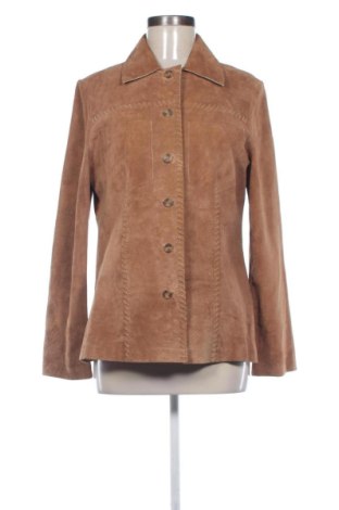 Geacă de piele pentru femei TCM, Mărime M, Culoare Maro, Preț 260,66 Lei