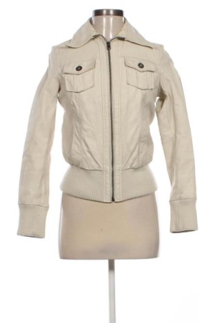 Дамско кожено яке Tom Tailor, Размер XS, Цвят Екрю, Цена 59,46 €