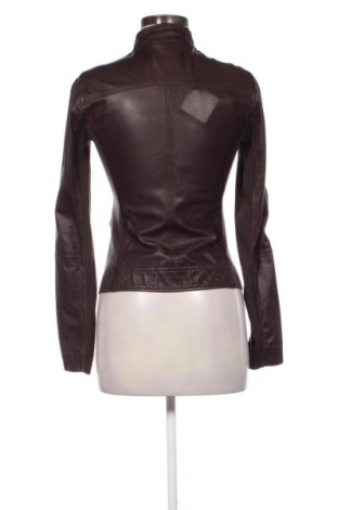 Damska kurtka skórzana Trussardi Jeans, Rozmiar L, Kolor Brązowy, Cena 677,00 zł