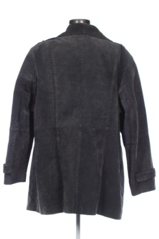 Damska kurtka skórzana Ulla Popken, Rozmiar XXL, Kolor Szary, Cena 356,67 zł