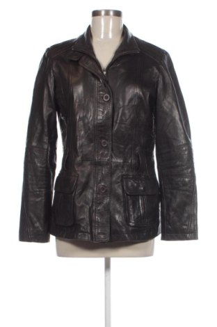 Geacă de piele pentru femei Unbranded, Mărime M, Culoare Maro, Preț 307,99 Lei