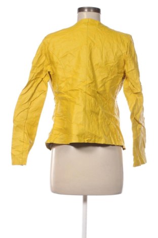 Дамско кожено яке Unbranded, Размер M, Цвят Жълт, Цена 30,16 €