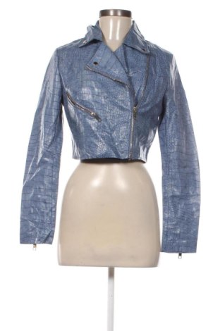 Damen Lederjacke Unbranded, Größe XS, Farbe Blau, Preis 38,99 €